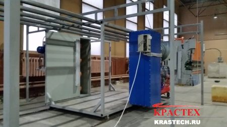Печь полимеризации для фасадных кассет, 400 кв.м в смену